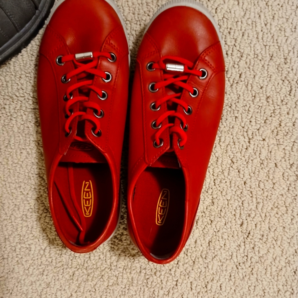 Keen red shoes